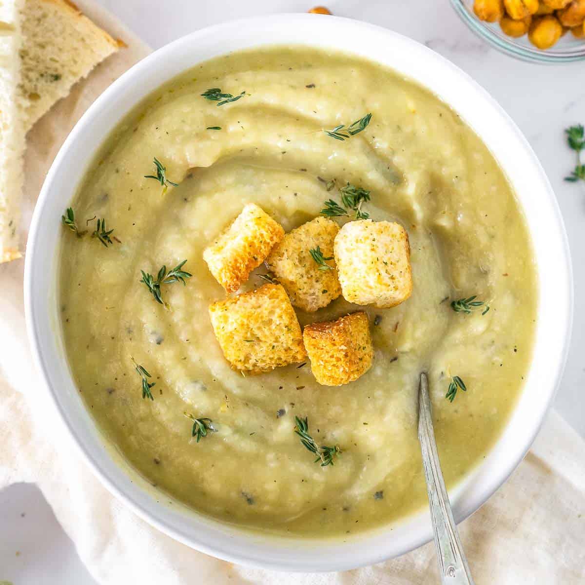 Parsnip + Split Pea Soup (Thick + Hearty) - The Simple Veganista